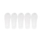 Meias Invisíveis Femininas De Algodão, 5 Pares, Corte Baixo, Antiderrapantes, Para Verão