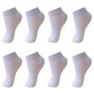 Meias Kit 12 Pares Branca Infantil Juvenil Unissex Branca