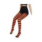 Meias listradas com laço sem costura meia-calça com pés para meninas fantasia festa vestir-se