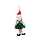 Meias Listradas Vermelhas E Brancas, Fantasia De Elfo Verde, Boneco De Elfo De Natal, Decorações De Meias Listradas Vermelhas E Brancas, Fantasia De Elfo Verde, Boneco De Elfo De Natal, Decorações De
