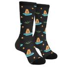 Meias LUMANSITTER Cute Capybara Bath Novelty Crew 40cm Meias LUMANSITTER Cute Capybara Bath Novelty Crew 40cm