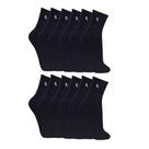 Meias Lupo Cano Médio Sport Masculina 3148 Kit Com 12 Pares