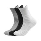 Meias Masculinas Esportivas Terry - 3 Pares, Amortecidas e Respiráveis Meias Masculinas Esportivas Terry - 3 Pares, Amortecidas e Respiráveis