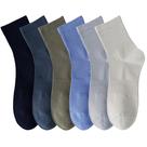 Meias masculinas MAGIARTE Mini Crew Above Above Above Ankle, pacote com 6