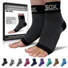 Meias para alívio da fascite plantar SB SOX Night Splint Black S