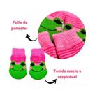 Meias para Pets Estampa Sapinho
