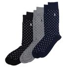 Meias Polo Ralph Lauren Argyle Pattern Dress Crew Men