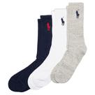 Meias Polo Ralph Lauren Classic Bordado Big PP Navy