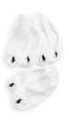Meias POLO RALPH LAUREN Ultra Low Liner femininas, pacote com 3 unidades, brancas