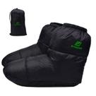 Meias quentes Down Booties RANDDER para homens e mulheres pretas