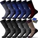 Meias sociais masculinas de bambu rayon leves - Socks Box