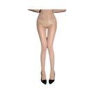 Meias Transparentes Brilhantes De Cintura Alta Para Mulheres, Sexy, Com Abertura E Fechamento Na