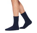 Meias UGG Fincher Ultra Cozy Crew para Homens - Azul Marinho