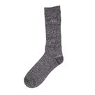Meias UGG Trey Rib Knit Desleixadas para Homens - Pretas