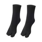Meias Unissex Estilo Japonês Com Separação Para Dois Dedos, 1-5 Pares, Poliéster, Para Clogs,