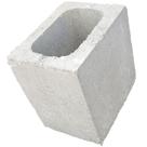 Meio Bloco De Construção Estrutural 14x19x19 Cm - Vb Blocos Meio Bloco De Concreto Estrutural 14x19x19