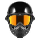 Meio Capacete de Motocicleta TRUSTERTHEE - Estilo Alemão para Adultos