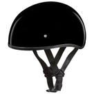 Meio capacete para motocicleta Daytona HELMETS Skull Cap Black