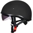Meio capacete para motocicleta ILM 883V com protetor solar aprovado pelo DOT Meio capacete para motocicleta ILM 883V com protetor solar aprovado pelo DOT