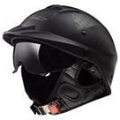 Meio capacete para motocicleta LS2 Rebellion 1812 Black Flag Small