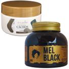 Mel Cola Finalizador de Cachos 500g + Máscara Pro 300g