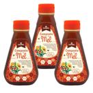 Mel com Própolis, Canela, Hortelã, Guaco, Canela e Poejo 3 Bisnagas com 320g
