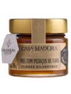 Mel flores silvestres com pedaços de favo casa madeira 200g