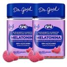 Melatonina Em Gummys 120 Gomas Sabor Morango Dr Good Fini