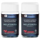 Melatonina Gummys Abihto c/60 Frutas Vermelhas kit c/2