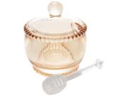 Meleira de Cristal com Pegador Pearl Âmbar Metalizado 200ml - Wolff