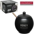 Meleira Porcelana Preta Hauskraft Manhattan 350ml Com Colher