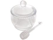 Meleira Porta Mel Cristal Com Colher Pearl Wolff 28402 Meleira Porta Mel Cristal Com Colher Pearl Wolff 28402