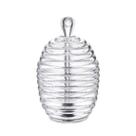 Meleira Porta Mel Design Moderno Transparente Decoração Cozinha Dosador Multiuso Meleira Porta Mel Design Moderno Transparente Decoração Cozinha Dosador Multiuso