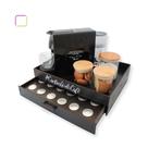 Melhor Porta Cápsula Decorativa Dolce Gusto Três Corações Nespresso Capacidade 24 Cápsulas Mdf Organizadora Cantinho do Café