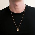 Melhor Presente Masculino Escapulário Rommanel Banhado A Ouro 18k