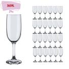 Melhor Taça de Espumante Cristal Champanhe 180ml 24 Unidades