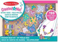 Melissa & Doug - 120 Peças - Colar de Borboleta de Madeira