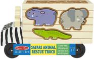 Melissa & Doug - 9 Peças - Safari de Resgate de Madeira Melissa & Doug - 9 Peças - Safari de Resgate de Madeira