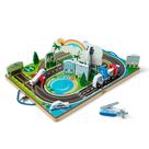 Melissa & Doug Conjunto de Brinquedo Portátil Aeroporto com Veículos