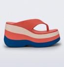 Melissa Free Thong Wedge Print