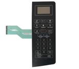 Membrana compativel microondas philco pmo34ip / pmo 34 ip - 22,5cm x 8 cm preta