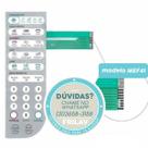 Membrana Teclado Flat Original Electrolux 69580894 / 41082753 - Cor Verde - Para Micro-ondas MEF41