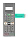 Membrana teclado Para Microondas Panasonic Nnst 358 Piccolo Cinza