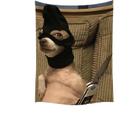 Meme de cachorro engraçado para tapeçaria de parede para decoração de quarto