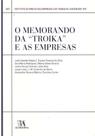 Memorando da troika e as empresas (n.o 5 da co01 - ALMEDINA