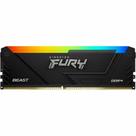 Memória 16GB DDR4 3200MHz Fury RGB KF432C16BB12A/16 Kingston