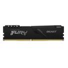 Memória Kingston FURY Beast 16 GB 3200 MHz DDR4 CL16 preta