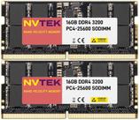 Memória NVTEK 32 GB (2x16 GB) DDR4 3200 MHz SODIMM de 260 pinos
