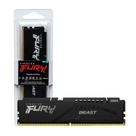 Memória RAM 16GB Kingston Fury Beast DDR5 5600MHz CL40 Para Intel XMP Preto KF556C40BB 16