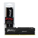 Memória RAM Kingston Fury Beast 16GB 5200MHz DDR5 CL40 Para Intel XMP Preto KF552C40BB 16 Memória RAM Kingston Fury Beast 16GB 5200MHz DDR5 CL40 Para Intel XMP Preto KF552C40BB 16